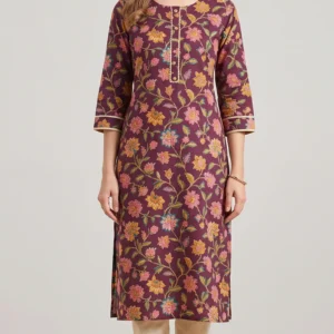 Aarohi Floral Straight Kurti 4